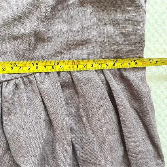 BALTIC BLOOM 100% LINEN DRESS SIZE XXL Boho Lagenlook Minimalist Modern - Picture 8 of 10